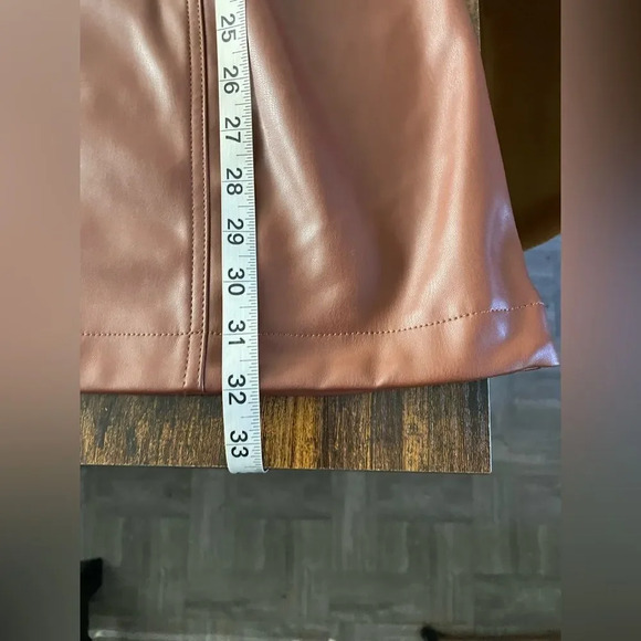 Noisy May Pushy PU Brown dress - Picture 10 of 14